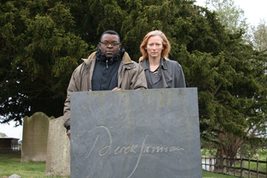 Isaac Julien with Tilda Swinton
